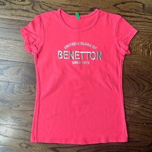 Pink Benetton Tee